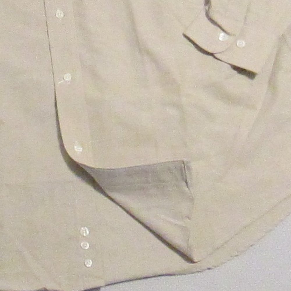 🎈 #SOLD# CROFT & BARROW MEN’S TAN/BEIGE DRESS SHIRT – 17/36 NEW 🎈 - Picture 15 of 15